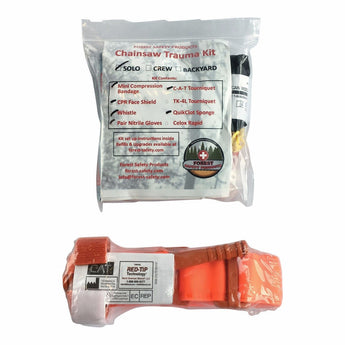 Crew Chainsaw Trauma Kit Refill Pack (No Case) - Forest - Safety Products