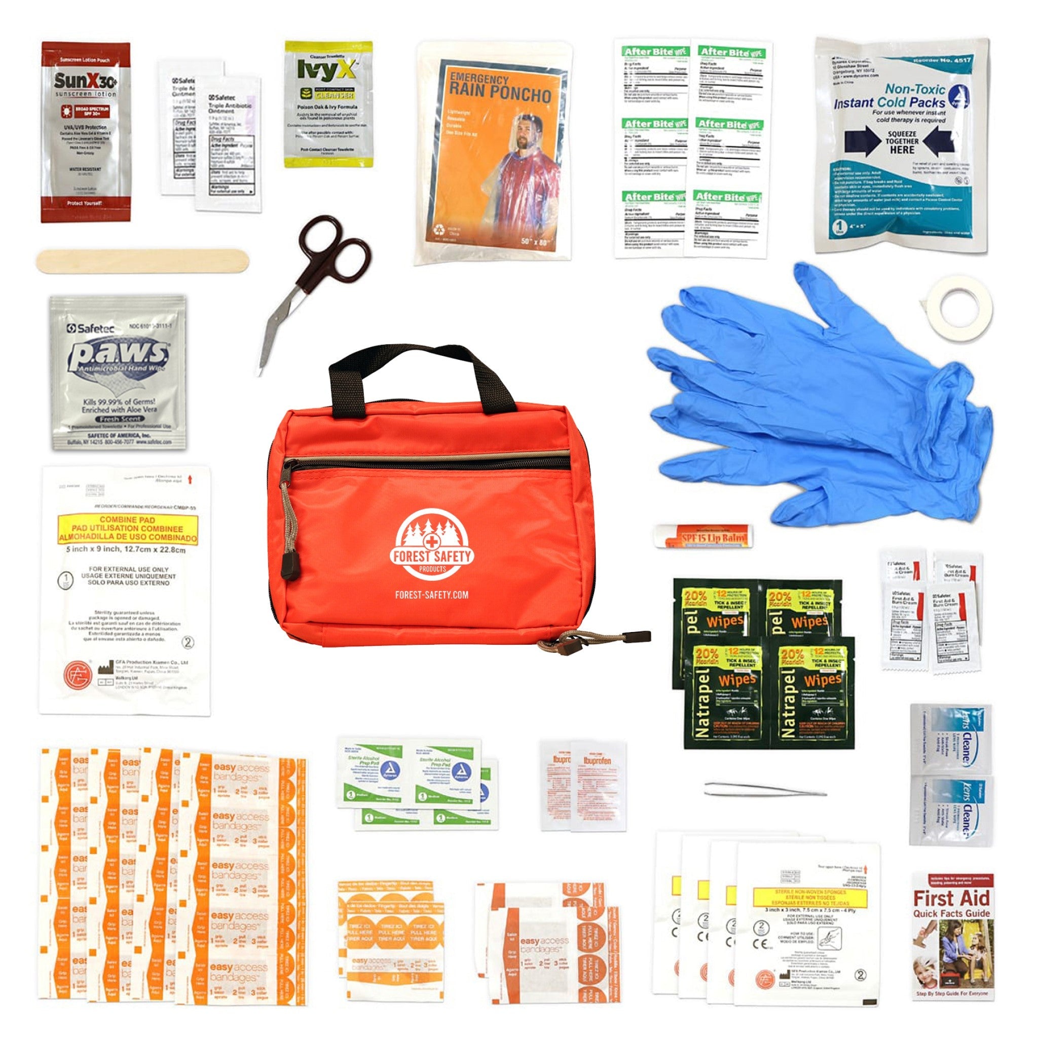 thumbnail image 2 of 15-Piece First Aid Kit Emergency Survival Set – Stainless Steel, Compact For Camping Hiking Travel 2 of 2